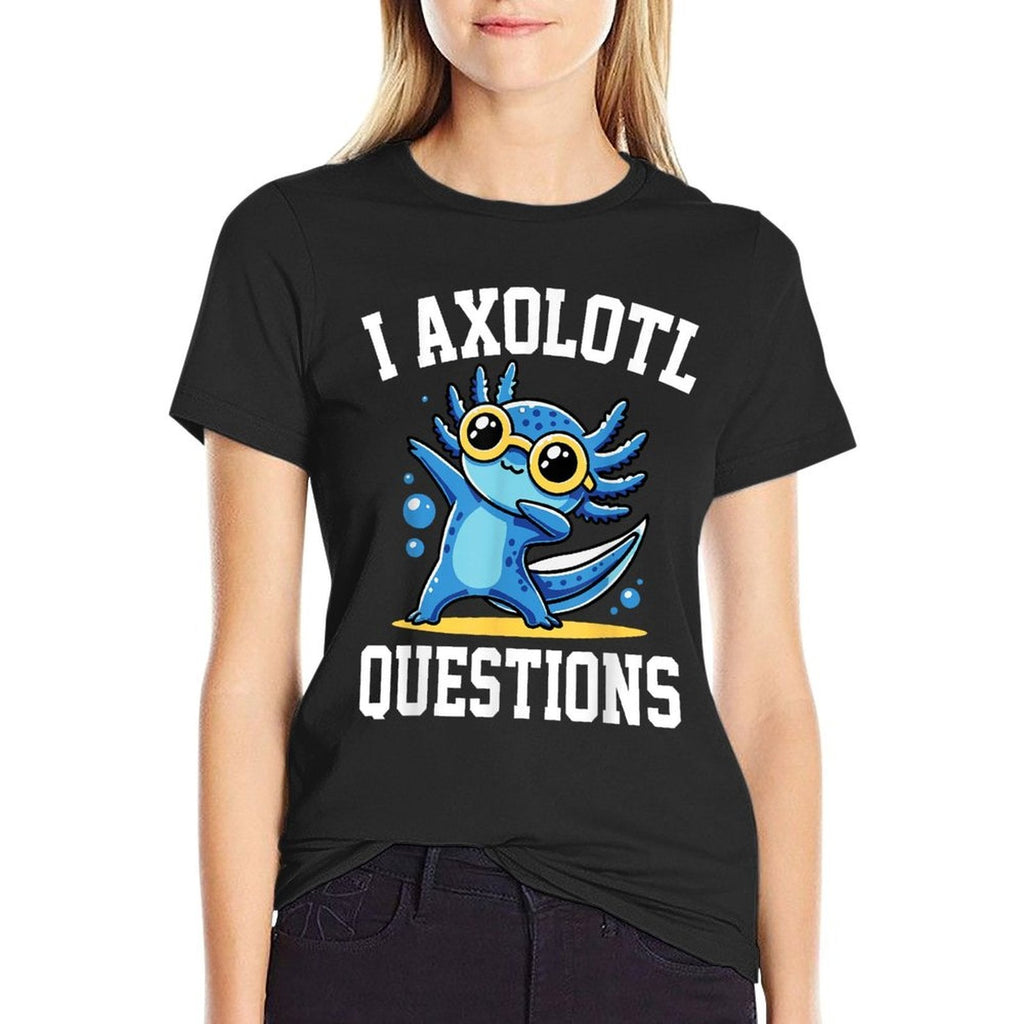 Funny I Axolotl Questions Kids  Relaxed-fit T-Shirt